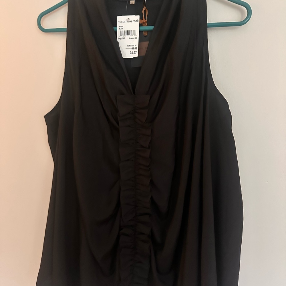 Pure Sugar Black Sleeveless Top